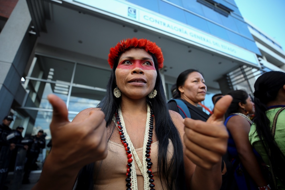 Mulheres Waorani resistem à agenda extrativista do Equador na Amazônia